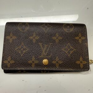 Louis Vuitton Dark Brown Monogram Clutch